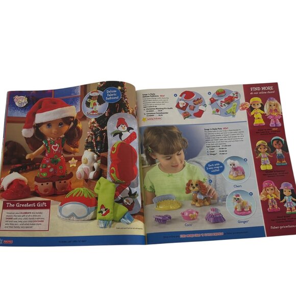 Fisher-Price Holiday Rare 2008 Shop-At-Home Catalog with Little People & More! - Picture 4 of 5